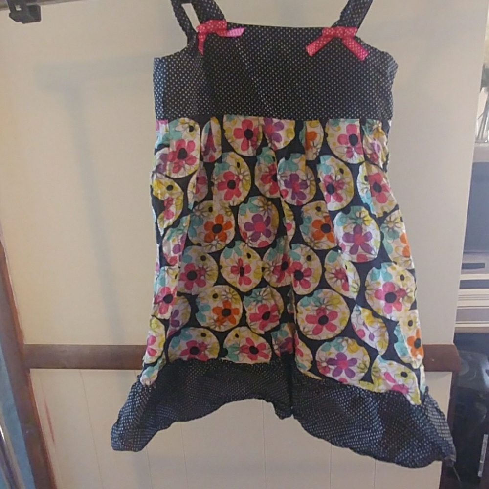 Mulicolor floral dress youngland size 6
